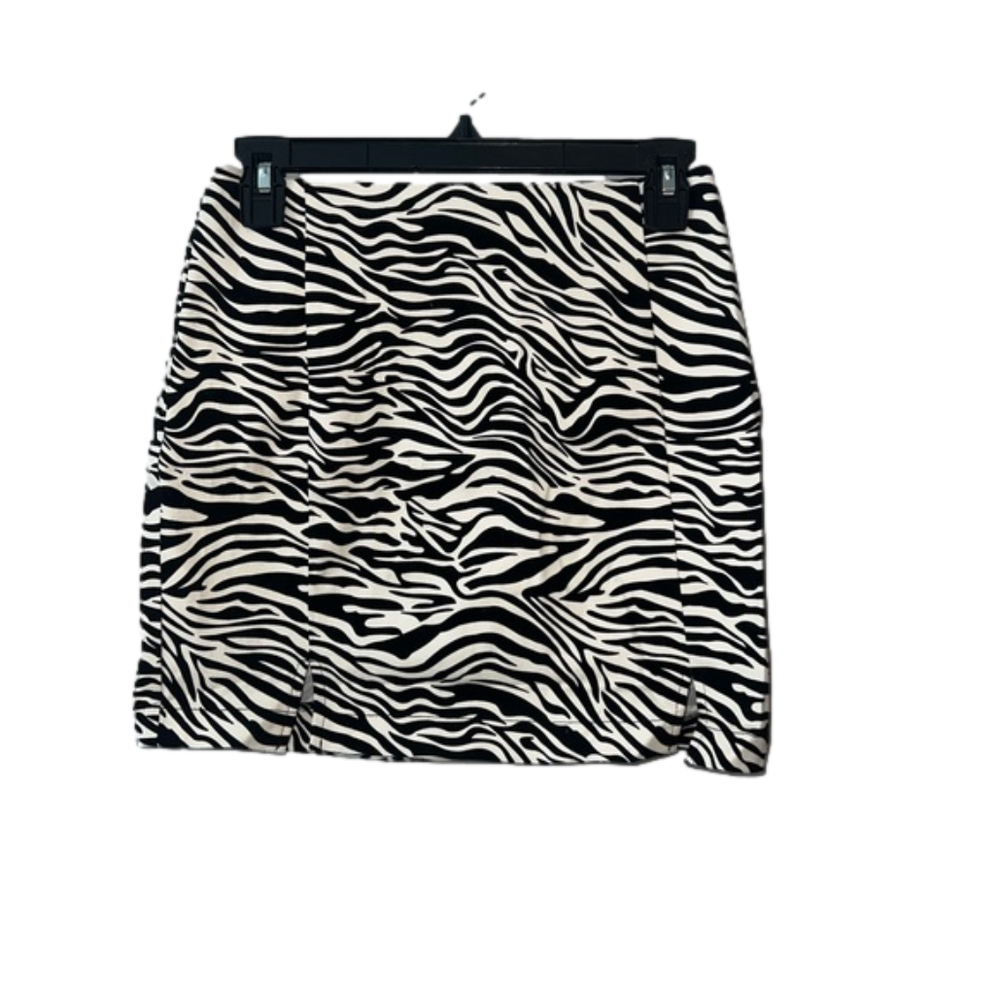 Zebra Print Skirt